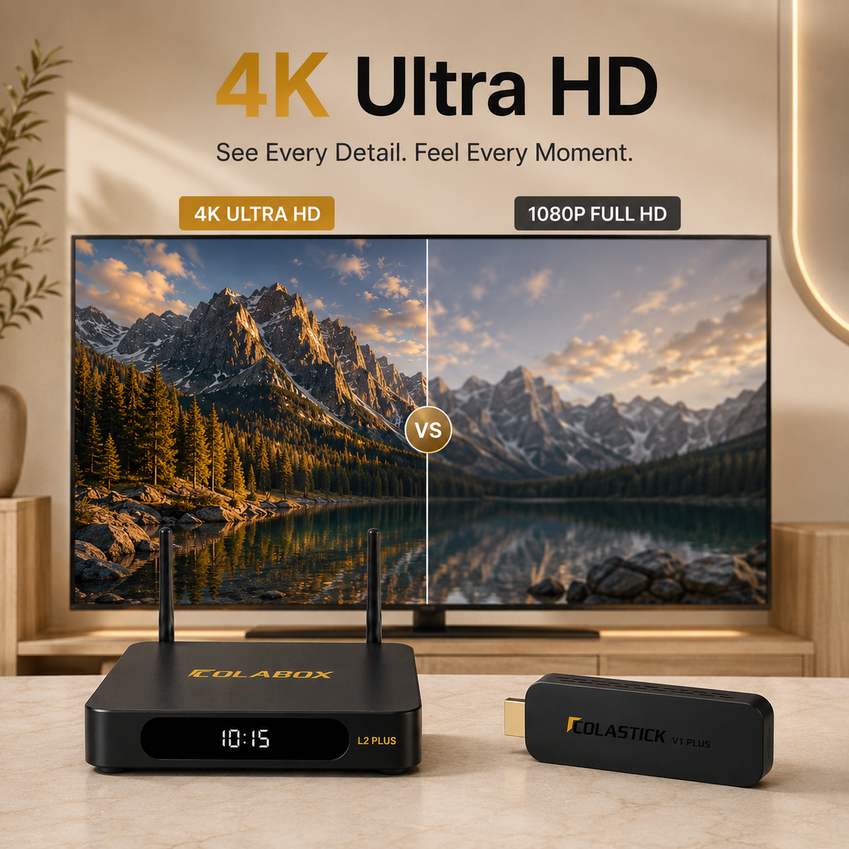 ColaBox L2 Plus + ColaStick V1 Plus Combo — Two TVs, One Purchase