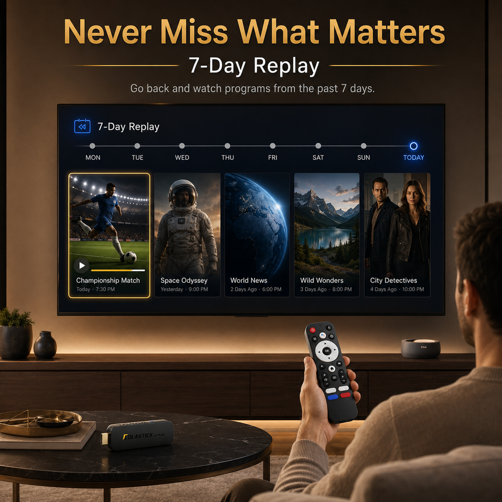 ColaStick V1 Plus — Portable 4K Streaming Stick, 3,500+ Channels