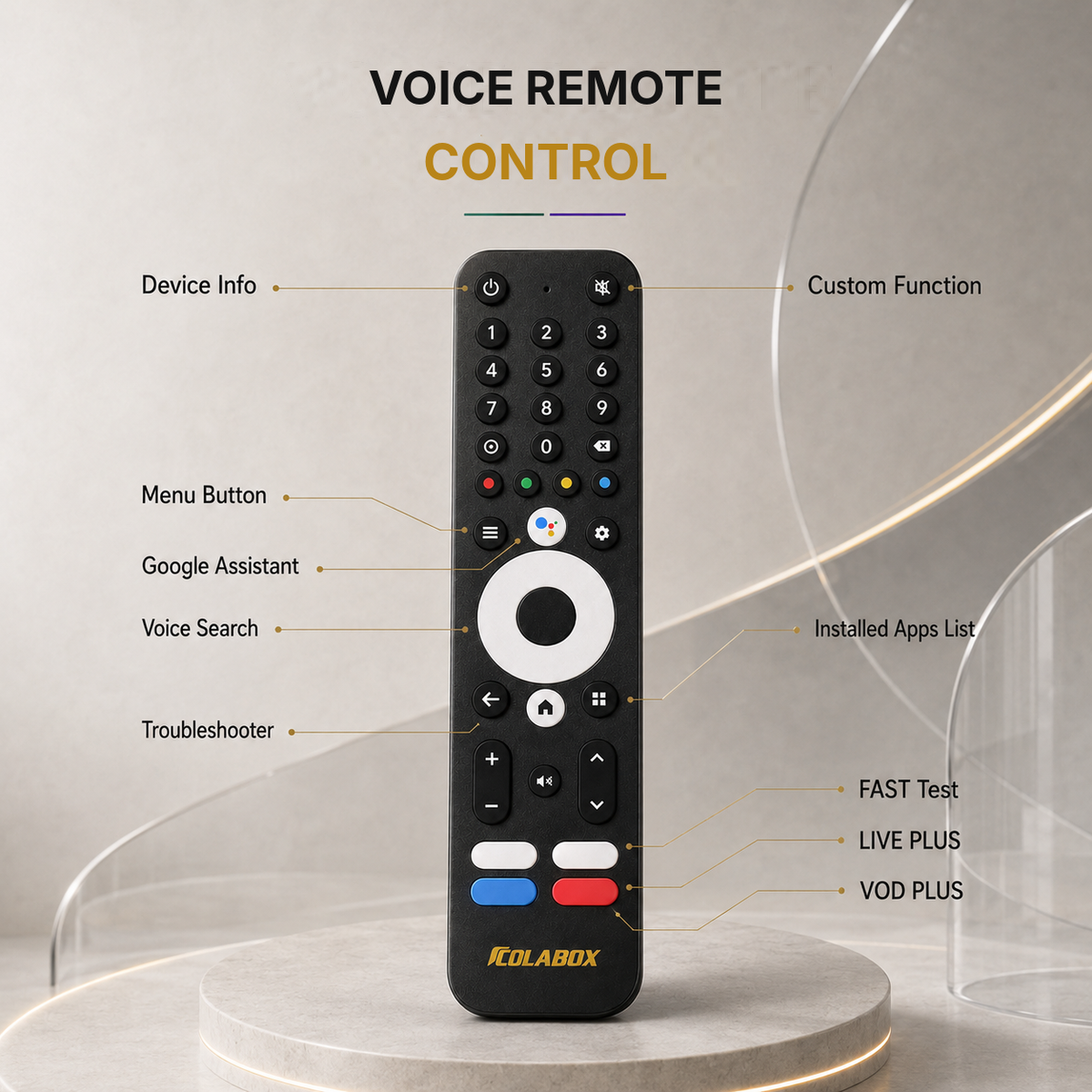 ColaBox L2 Plus — 4K Android 14 TV Box with 3,500+ Live Channels